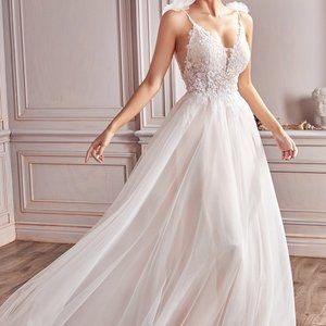 Lace A-line Bridal Gown CNCD215W